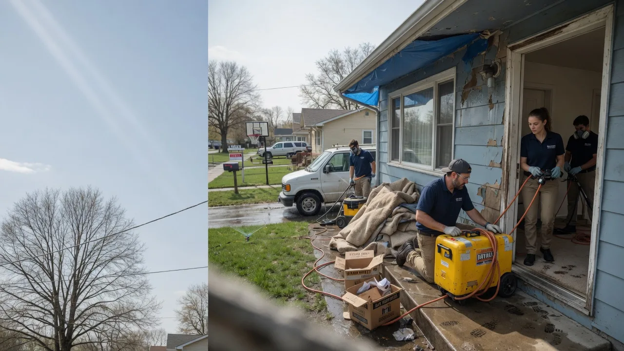 Basement Flood Cleanup in Greentop, MO near me